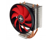 XILENCE Cooler XC029  -M403PRO-, Performance C Series, Intel Socket LGA1700(adapter needed)1200/1156/1155/1151/1150 & AMD AM5/AM4/AM3/FM2, up to 150W, 120х120х25mm Red Fan, Hydro-bearing fan, 500~1800rpm, 14.2~25.6dBA, 61.5CFM, 4pin, PWM, 3x Cooper heatpi